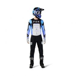BLUZA FOX FLEXAIR MAGNETIC BLACK/PURPLE  ENDURO CROSS