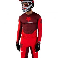 BLUZA FOX FLEXAIR OPTICAL FLUO RED  ENDURO CROSS