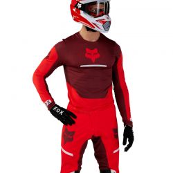 BLUZA FOX FLEXAIR OPTICAL FLUO RED  ENDURO CROSS