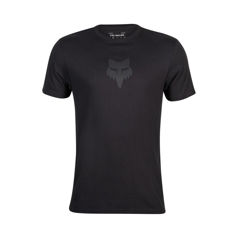 T-SHIRT FOX HEAD BLACK/BLACK  ENDURO CROSS