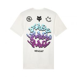 T-SHIRT FOX FUTURE PREM LIGHT GREY  ENDURO CROSS