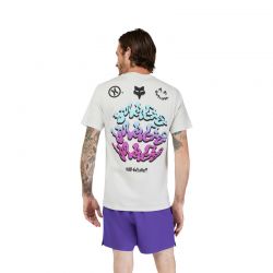 T-SHIRT FOX FUTURE PREM LIGHT GREY  ENDURO CROSS