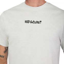 T-SHIRT FOX FUTURE PREM LIGHT GREY  ENDURO CROSS