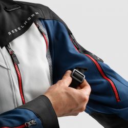 KURTKA TEKSTYLNA REBELHORN HARDY 3.0 BLUE/GREY/RED 