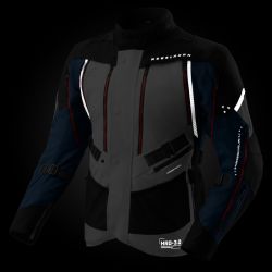 KURTKA TEKSTYLNA REBELHORN HARDY 3.0 BLUE/GREY/RED 
