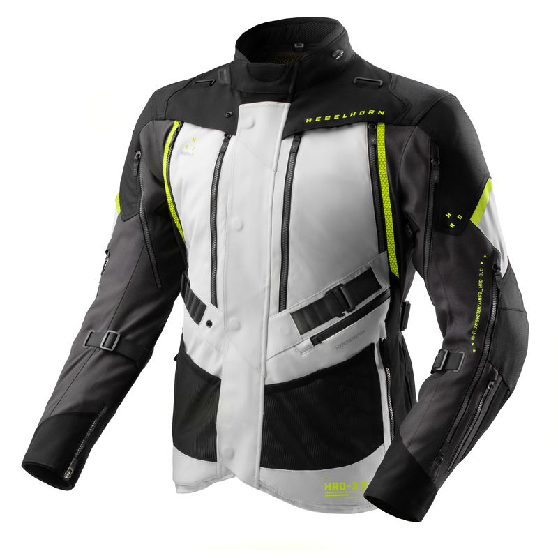 KURTKA TEKSTYLNA REBELHORN HARDY 3.0 BLACK/GREY/FLUO YELLOW KURTKA TEKSTYLNA REBELHORN HARDY 3.0 BLACK/GREY/FLUO YELLOW