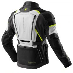 KURTKA TEKSTYLNA REBELHORN HARDY 3.0 BLACK/GREY/FLUO YELLOW 