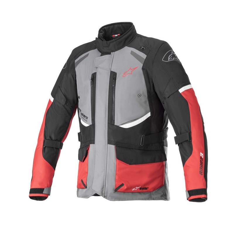 KURTKA TEKSTYLNA ALPINESTARS ANDES V3 DRYSTAR DARK GREY/BLACK/BRIGHT RED 