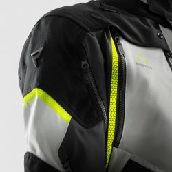 KURTKA TEKSTYLNA REBELHORN HARDY 3.0 BLACK/GREY/FLUO YELLOW 