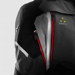 KURTKA TEKSTYLNA REBELHORN HARDY 3.0 ANTHRACITE/GREY/YELLOW 