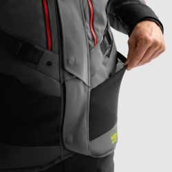 KURTKA TEKSTYLNA REBELHORN HARDY 3.0 ANTHRACITE/GREY/YELLOW 
