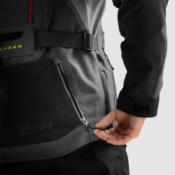 KURTKA TEKSTYLNA REBELHORN HARDY 3.0 ANTHRACITE/GREY/YELLOW 