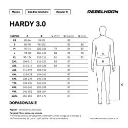 SPODNIE TEKSTYLNE REBELHORN HARDY 3.0 DESERT/GREY/RED 