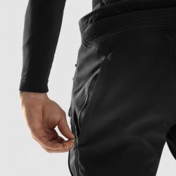 SPODNIE TEKSTYLNE REBELHORN HARDY 3.0 BLACK (KRÓTKA NOGAWKA) 