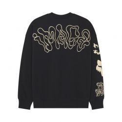 BLUZA FOX HELLO FUTURE OVERSIZED CREW BLACK  ENDURO CROSS