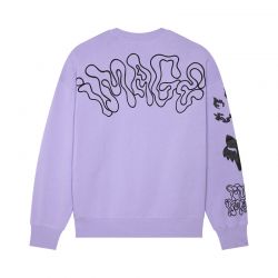 BLUZA FOX HELLO FUTURE OVERSIZED CREW LILAC  ENDURO CROSS