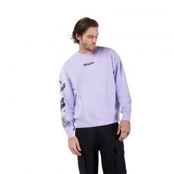 BLUZA FOX HELLO FUTURE OVERSIZED CREW LILAC  ENDURO CROSS