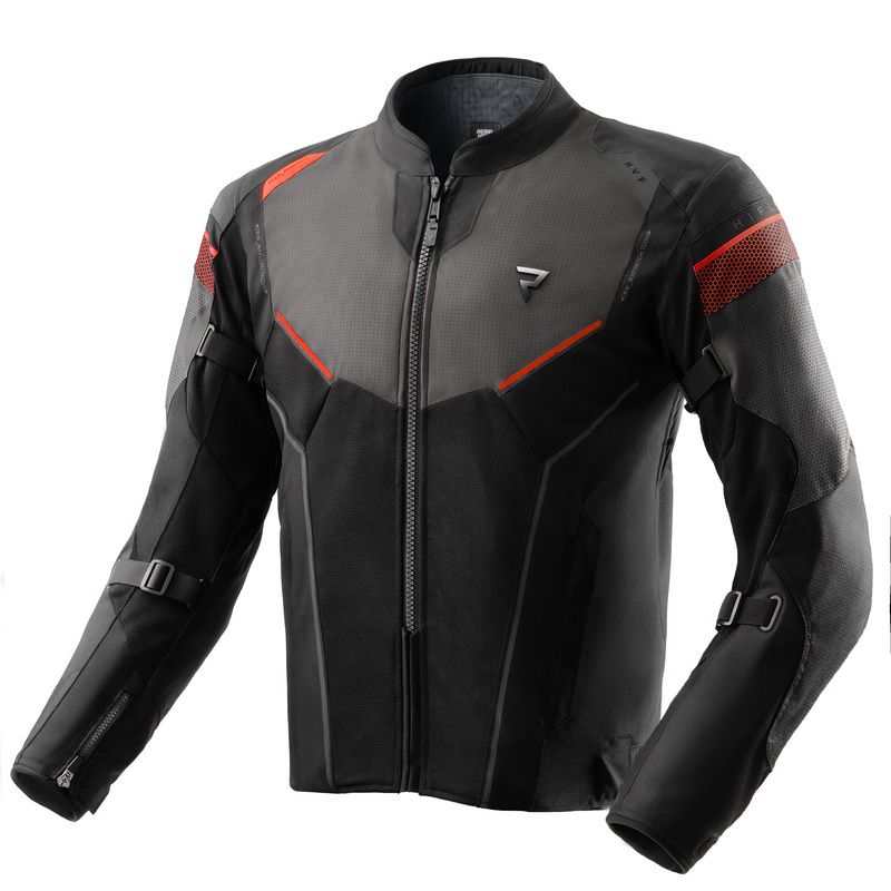 KURTKA TEKSTYLNA REBELHORN HIFLOW V BLACK/GREY/RED KURTKA TEKSTYLNA REBELHORN HIFLOW V BLACK/GREY/RED