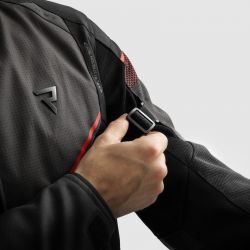 KURTKA TEKSTYLNA REBELHORN HIFLOW V BLACK/GREY/RED 