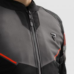 KURTKA TEKSTYLNA REBELHORN HIFLOW V BLACK/GREY/RED 