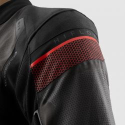 KURTKA TEKSTYLNA REBELHORN HIFLOW V BLACK/GREY/RED 