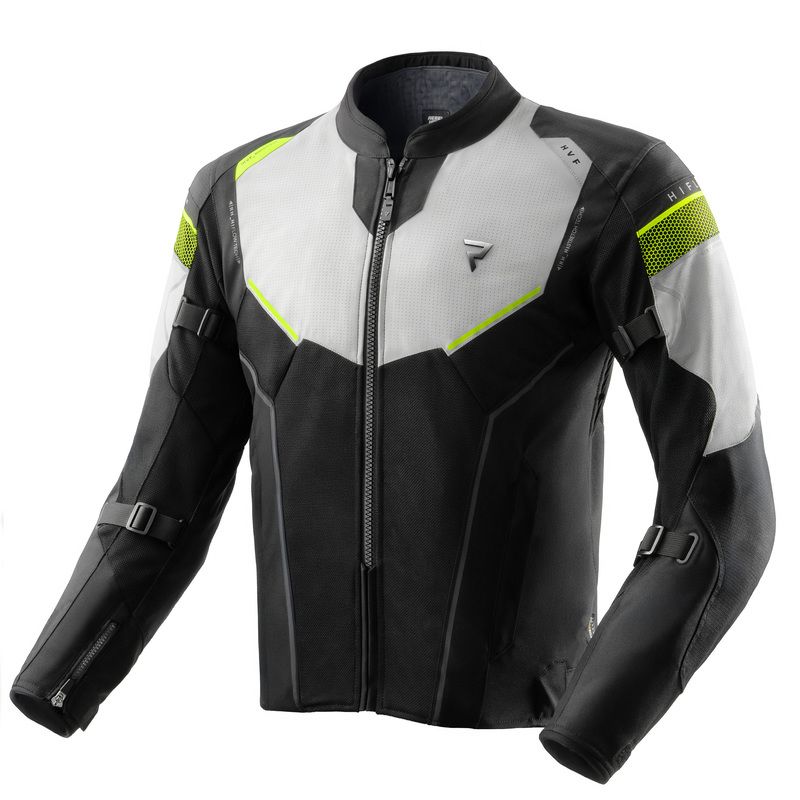 KURTKA TEKSTYLNA REBELHORN HIFLOW V BLACK/GREY/FLUO YELLOW KURTKA TEKSTYLNA REBELHORN HIFLOW V BLACK/GREY/FLUO YELLOW