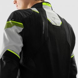 KURTKA TEKSTYLNA REBELHORN HIFLOW V BLACK/GREY/FLUO YELLOW 