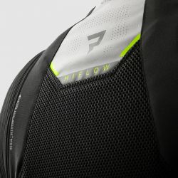 KURTKA TEKSTYLNA REBELHORN HIFLOW V BLACK/GREY/FLUO YELLOW 