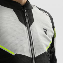 KURTKA TEKSTYLNA REBELHORN HIFLOW V BLACK/GREY/FLUO YELLOW 