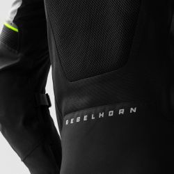 KURTKA TEKSTYLNA REBELHORN HIFLOW V BLACK/GREY/FLUO YELLOW 