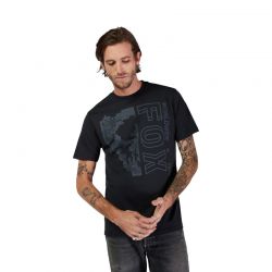 T-SHIRT FOX IMAGE SKULL PREM BLACK  ENDURO CROSS