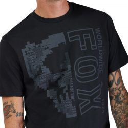 T-SHIRT FOX IMAGE SKULL PREM BLACK  ENDURO CROSS