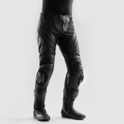 SPODNIE SKÓRZANE REBELHORN INFERNO BLACK 
