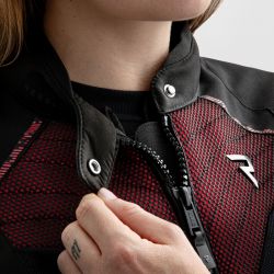 KURTKA TEKSTYLNA REBELHORN JAX LADY BLACK/RED 