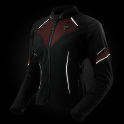 KURTKA TEKSTYLNA REBELHORN JAX LADY BLACK/RED 