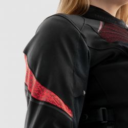 KURTKA TEKSTYLNA REBELHORN JAX LADY BLACK/RED 