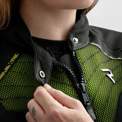 KURTKA TEKSTYLNA REBELHORN JAX LADY BLACK/FLUO YELLOW 