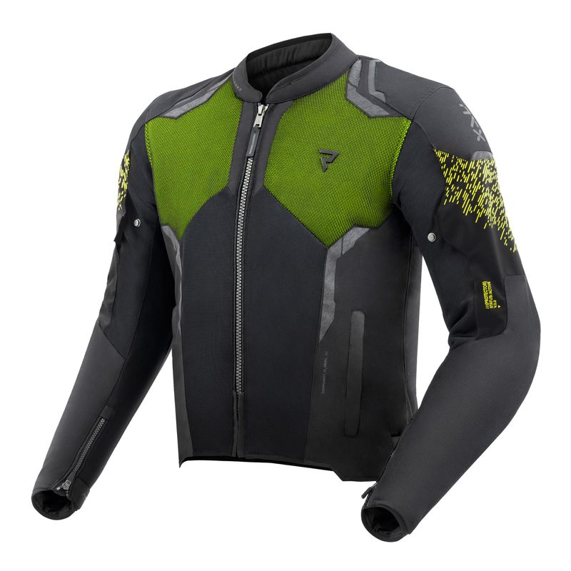 KURTKA TEKSTYLNA REBELHORN JAX BLACK/FLUO YELLOW KURTKA TEKSTYLNA REBELHORN JAX BLACK/FLUO YELLOW