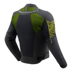 KURTKA TEKSTYLNA REBELHORN JAX BLACK/FLUO YELLOW 