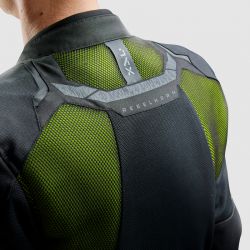 KURTKA TEKSTYLNA REBELHORN JAX BLACK/FLUO YELLOW 