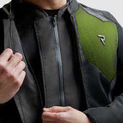 KURTKA TEKSTYLNA REBELHORN JAX BLACK/FLUO YELLOW 