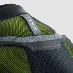 KURTKA TEKSTYLNA REBELHORN JAX BLACK/FLUO YELLOW 