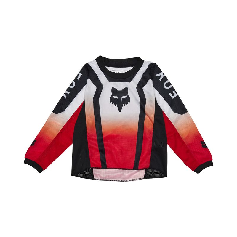 BLUZA FOX JUNIOR 180 LEAN FLUO RED  ENDURO CROSS