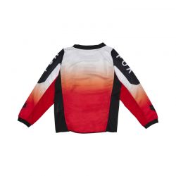 BLUZA FOX JUNIOR 180 LEAN FLUO RED  ENDURO CROSS