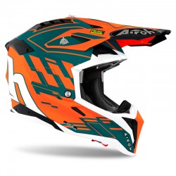 KASK AIROH AVIATOR 3 RAMPAGE ORANGE GLOSS 