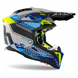 KASK AIROH AVIATOR 3 WAVE SILVER GLOSS 