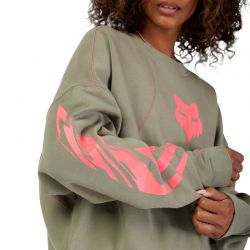 BLUZA FOX LADY CREW ELEVATED OVERSIZED ADOBE  ENDURO CROSS