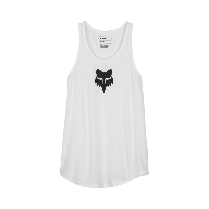 KOSZULKA BEZ RĘKAWÓW FOX LADY HEAD WHITE  ENDURO CROSS