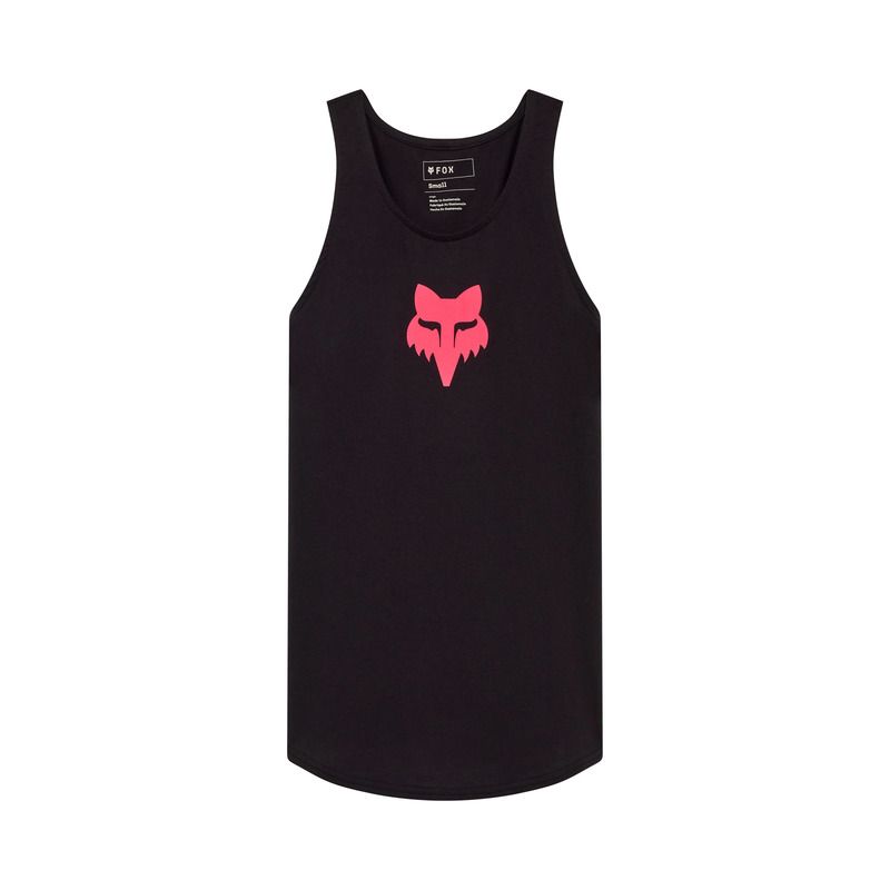 KOSZULKA BEZ RĘKAWÓW FOX LADY HEAD TANK BLACK/PINK  ENDURO CROSS