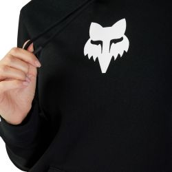 BLUZA Z KAPTUREM FOX LADY HEAD BLACK  ENDURO CROSS